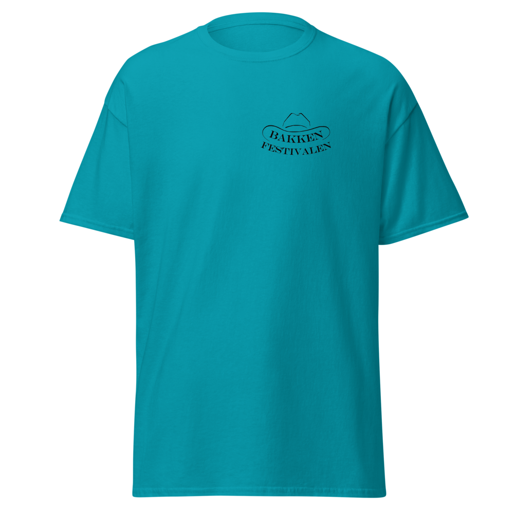 T-shirt med logo foran