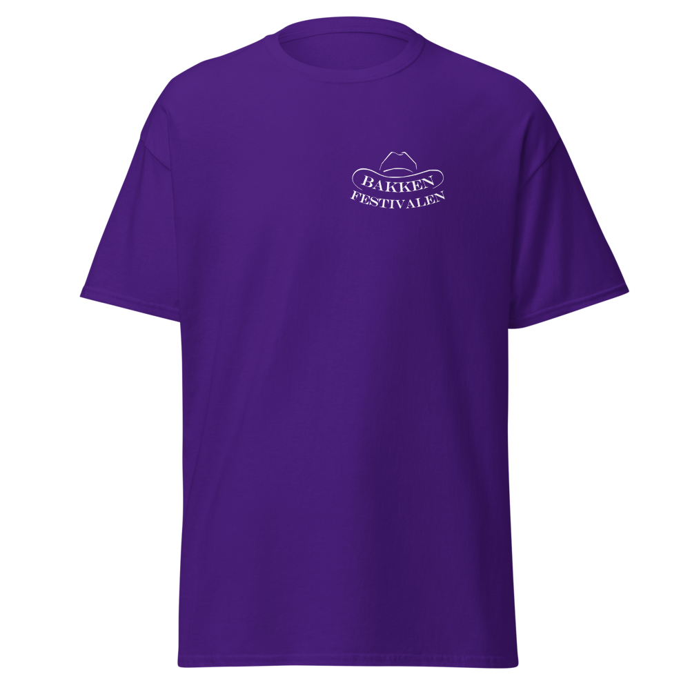 T-shirt med logo foran