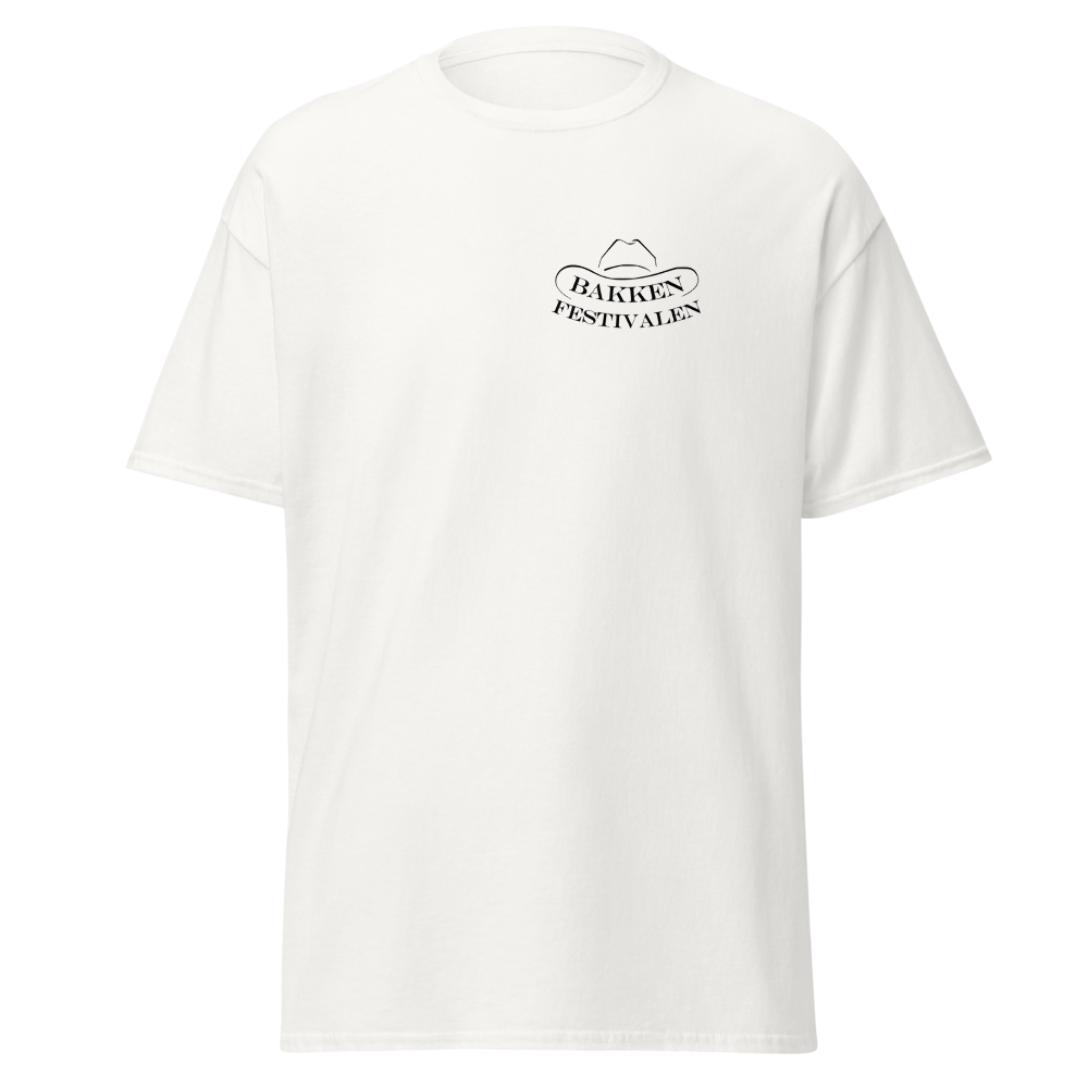T-shirt med logo foran