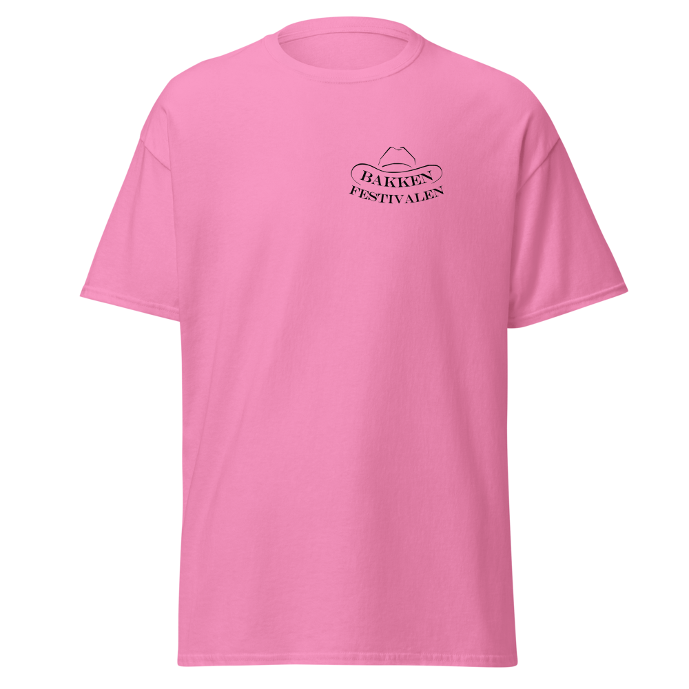 T-shirt med logo bak