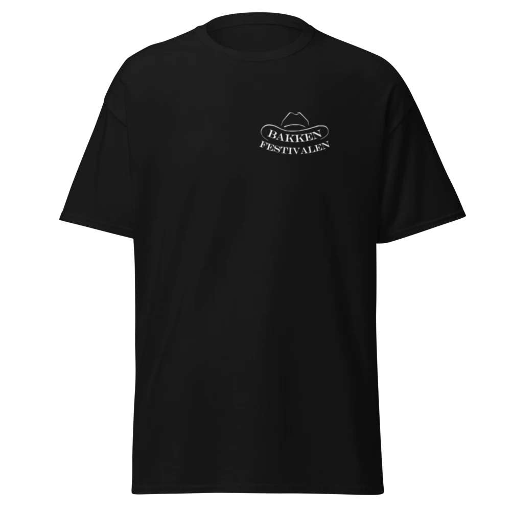 T-shirt med logo foran
